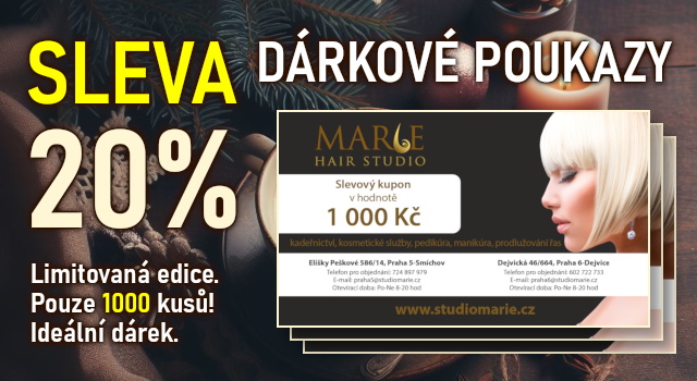 Koupit poukazy se slevou 20%