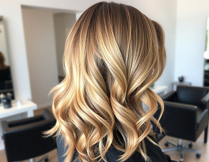 Balayage barvení vlasů